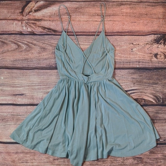 Silence and noise blue romper low back - Picture 4 of 8